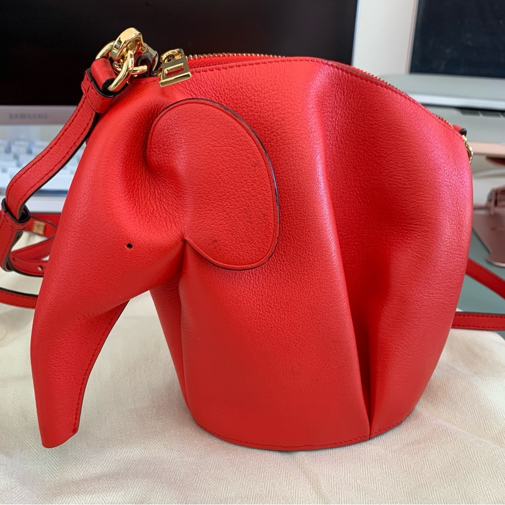 Loewe Red Elephant Bag